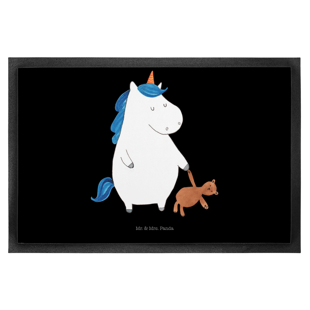 Fußmatte Einhorn Teddy Einhorn, Einhörner, Unicorn, schlafen, gute Nacht, Single, Bett, Träumen, Freundin, Singleleben Türvorleger, Schmutzmatte, Fußabtreter, Matte, Schmutzfänger, Fußabstreifer, Schmutzfangmatte, Türmatte, Motivfußmatte,  Haustürmatte, Vorleger  Einhorn, Einhörner, Einhorn Deko, Pegasus, Unicorn