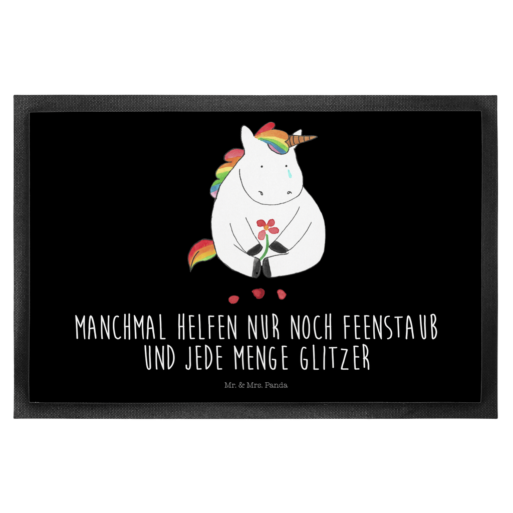 Fußmatte Einhorn Traurig Einhorn, Einhörner, Glitzer, Trösten. Freundschaft, Freunde, Liebe, Trauer, Grußkarte, Blume  Türvorleger, Schmutzmatte, Fußabtreter, Matte, Schmutzfänger, Fußabstreifer, Schmutzfangmatte, Türmatte, Motivfußmatte,  Haustürmatte, Vorleger  Einhorn, Einhörner, Einhorn Deko, Pegasus, Unicorn