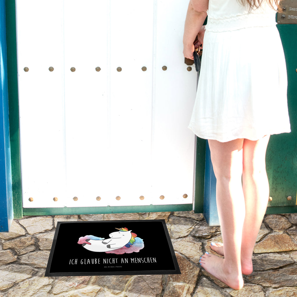 Fußmatte Einhorn Wolke 7 Einhorn, Unicorn, Einhörner, verliebt, Menschen, witzig, lustig, Geschenk, Glaube, Realität, Lächeln Türvorleger, Schmutzmatte, Fußabtreter, Matte, Schmutzfänger, Fußabstreifer, Schmutzfangmatte, Türmatte, Motivfußmatte,  Haustürmatte, Vorleger  Einhorn, Einhörner, Einhorn Deko, Pegasus, Unicorn