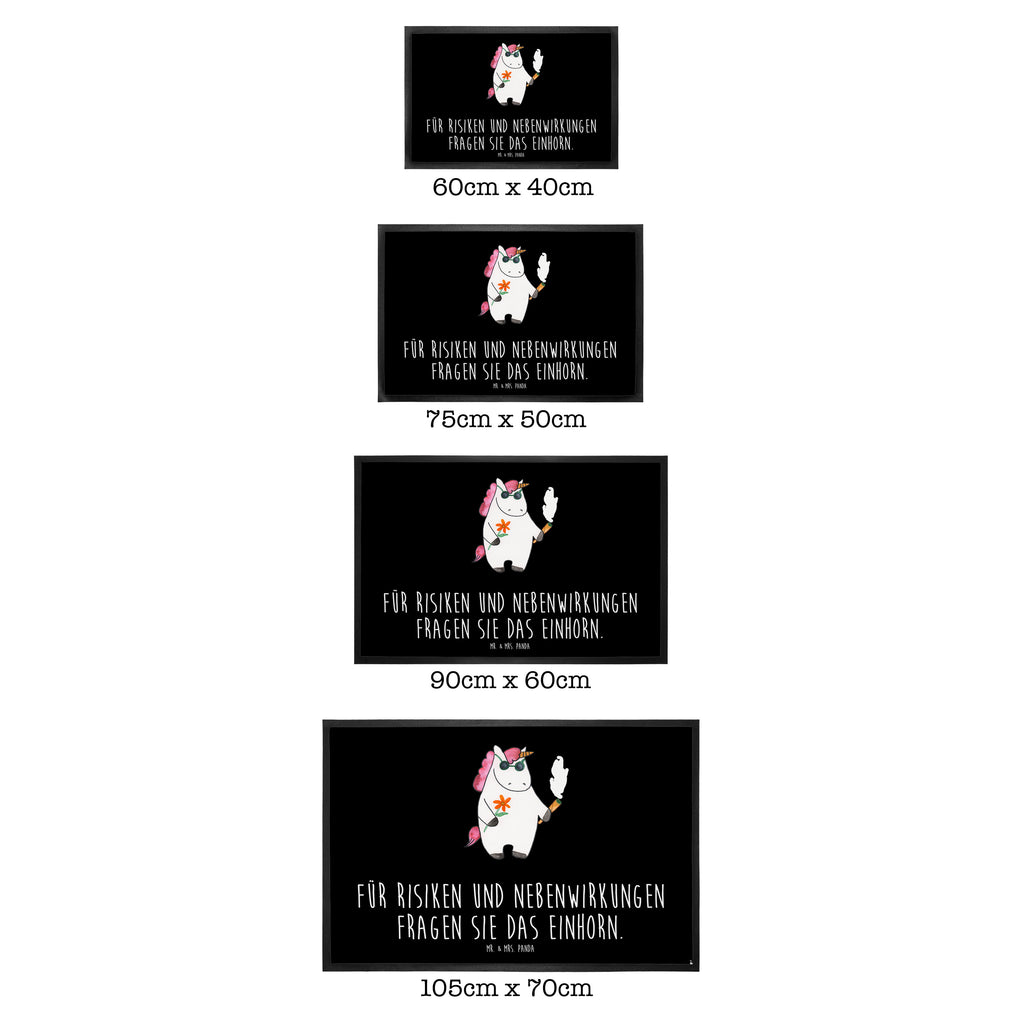 Fußmatte Einhorn Woodstock Türvorleger, Schmutzmatte, Fußabtreter, Matte, Schmutzfänger, Fußabstreifer, Schmutzfangmatte, Türmatte, Motivfußmatte, Haustürmatte, Vorleger, Einhorn, Einhörner, Einhorn Deko, Pegasus, Unicorn, Kiffen, Joint, Zigarette, Alkohol, Party, Spaß. lustig, witzig, Woodstock