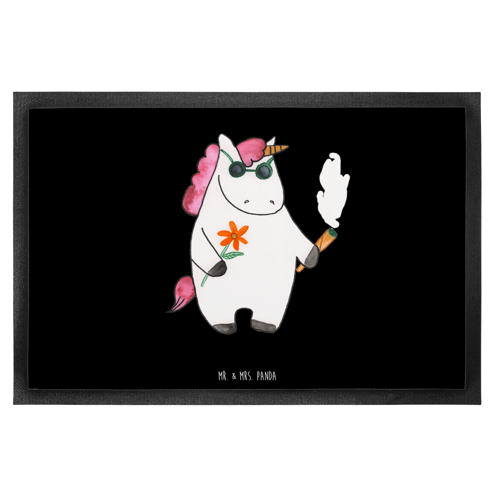 Fußmatte Einhorn Woodstock Türvorleger, Schmutzmatte, Fußabtreter, Matte, Schmutzfänger, Fußabstreifer, Schmutzfangmatte, Türmatte, Motivfußmatte, Haustürmatte, Vorleger, Einhorn, Einhörner, Einhorn Deko, Pegasus, Unicorn, Kiffen, Joint, Zigarette, Alkohol, Party, Spaß. lustig, witzig, Woodstock