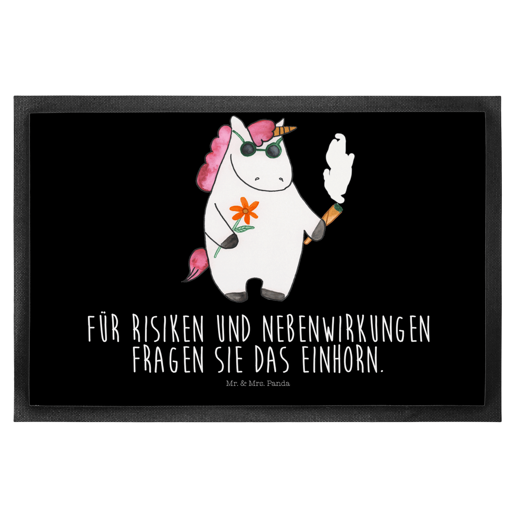 Fußmatte Einhorn Woodstock Türvorleger, Schmutzmatte, Fußabtreter, Matte, Schmutzfänger, Fußabstreifer, Schmutzfangmatte, Türmatte, Motivfußmatte, Haustürmatte, Vorleger, Einhorn, Einhörner, Einhorn Deko, Pegasus, Unicorn, Kiffen, Joint, Zigarette, Alkohol, Party, Spaß. lustig, witzig, Woodstock