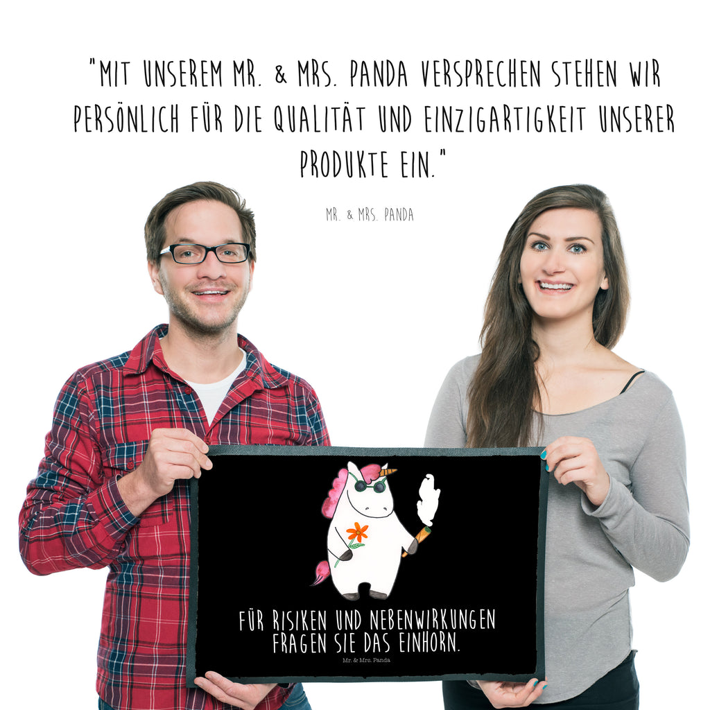 Fußmatte Einhorn Woodstock Türvorleger, Schmutzmatte, Fußabtreter, Matte, Schmutzfänger, Fußabstreifer, Schmutzfangmatte, Türmatte, Motivfußmatte, Haustürmatte, Vorleger, Einhorn, Einhörner, Einhorn Deko, Pegasus, Unicorn, Kiffen, Joint, Zigarette, Alkohol, Party, Spaß. lustig, witzig, Woodstock
