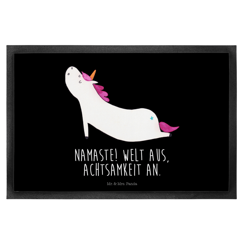 Fußmatte Einhorn Yoga Einhorn, Einhörner, Unicorn, Yoga, Namaste, Achtsamkeit, Entspannung, Joga, Yogamatte, Sport, lustig, witzig, süß Türvorleger, Schmutzmatte, Fußabtreter, Matte, Schmutzfänger, Fußabstreifer, Schmutzfangmatte, Türmatte, Motivfußmatte,  Haustürmatte, Vorleger  Einhorn, Einhörner, Einhorn Deko, Pegasus, Unicorn
