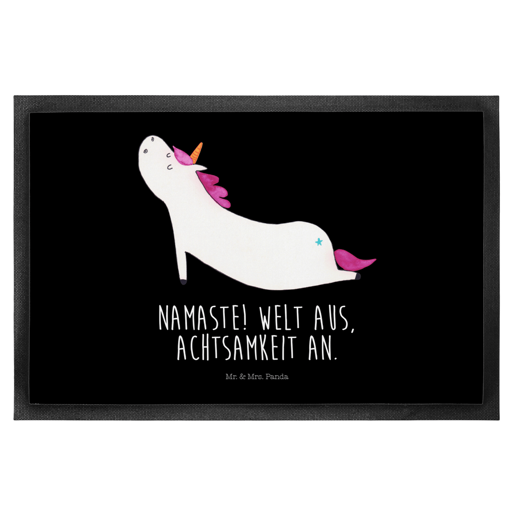 Fußmatte Einhorn Yoga Einhorn, Einhörner, Unicorn, Yoga, Namaste, Achtsamkeit, Entspannung, Joga, Yogamatte, Sport, lustig, witzig, süß Türvorleger, Schmutzmatte, Fußabtreter, Matte, Schmutzfänger, Fußabstreifer, Schmutzfangmatte, Türmatte, Motivfußmatte,  Haustürmatte, Vorleger  Einhorn, Einhörner, Einhorn Deko, Pegasus, Unicorn