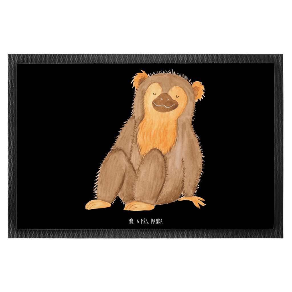 Fußmatte Affe Affe, Äffchen, Affen, Selbstliebe, Respekt, Motivation, Selbstachtung, Liebe, Selbstbewusstsein, Selfcare	 Türvorleger, Schmutzmatte, Fußabtreter, Matte, Schmutzfänger, Fußabstreifer, Schmutzfangmatte, Türmatte, Motivfußmatte,  Haustürmatte, Vorleger  Afrika, Wildtiere