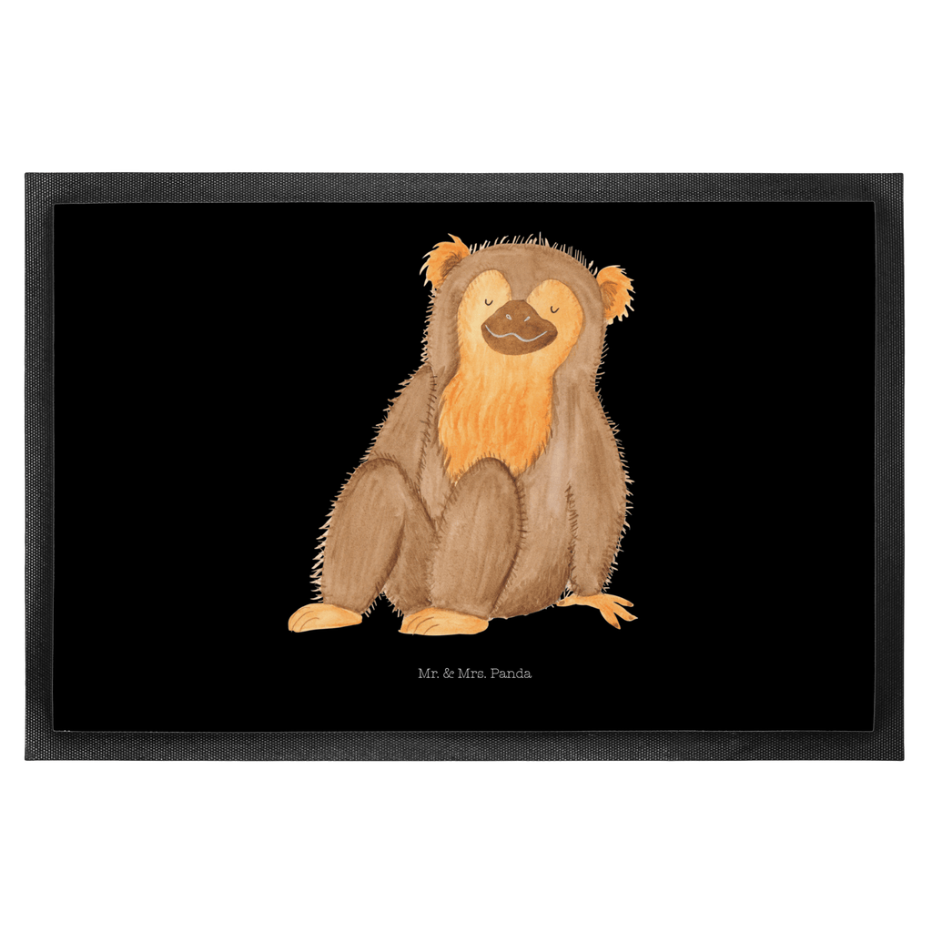 Fußmatte Affe Affe, Äffchen, Affen, Selbstliebe, Respekt, Motivation, Selbstachtung, Liebe, Selbstbewusstsein, Selfcare	 Türvorleger, Schmutzmatte, Fußabtreter, Matte, Schmutzfänger, Fußabstreifer, Schmutzfangmatte, Türmatte, Motivfußmatte,  Haustürmatte, Vorleger  Afrika, Wildtiere