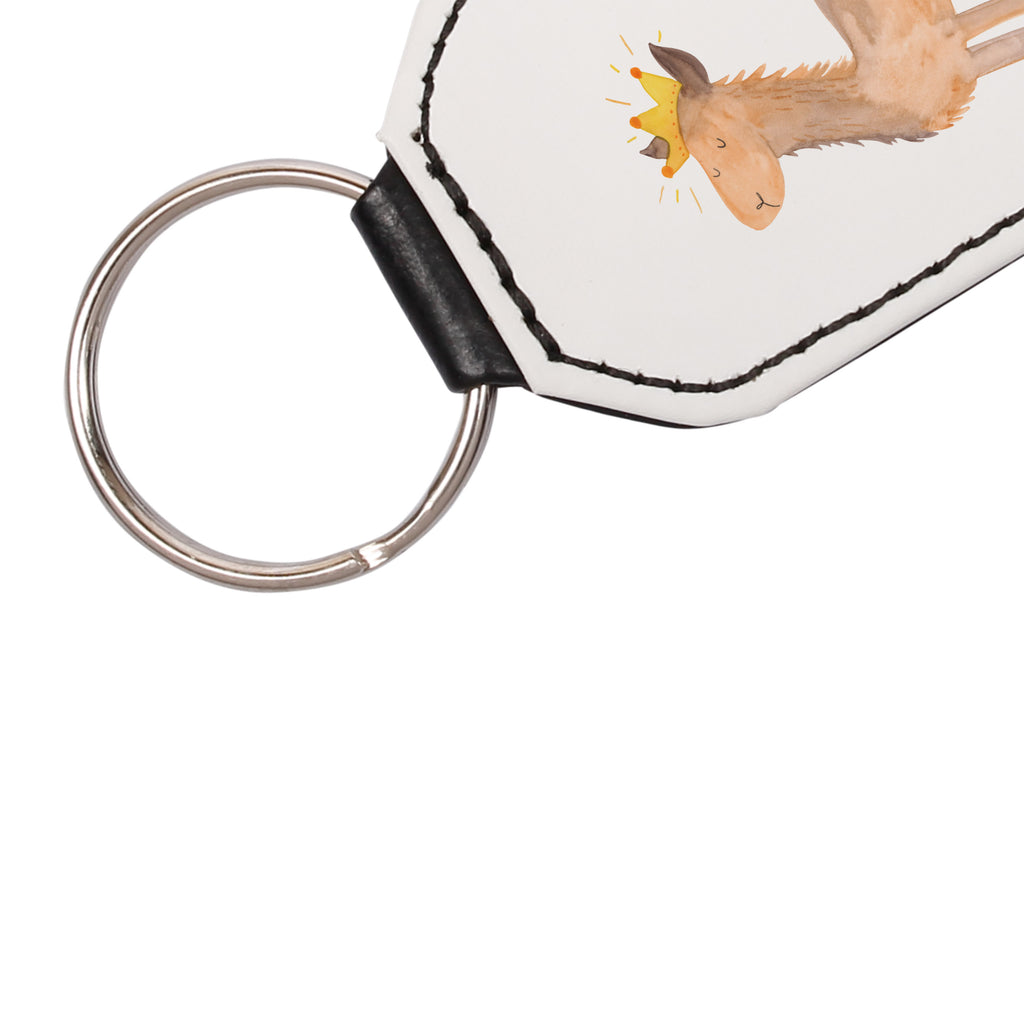 Rechteckig Schlüsselanhänger Lama König Schlüsselanhänger, Anhänger, Taschenanhänger, Glücksbringer, Schutzengel, Lama, Alpaka, Lamas, König, Königin, Freundin, Mama, Papa, Büro Kollege, Kollegin, Chef, Vorgesetzter, Abi, Abitur