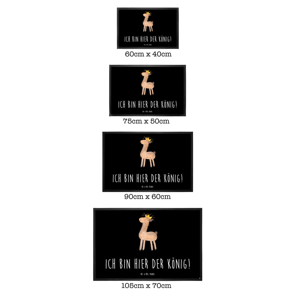 Fußmatte Lama König Lama, Lamas, König, Königin, Freundin, Mama, Papa, Büro Kollege, Kollegin, Chef, Vorgesetzter, Abi, Abitur Türvorleger, Schmutzmatte, Fußabtreter, Matte, Schmutzfänger, Fußabstreifer, Schmutzfangmatte, Türmatte, Motivfußmatte,  Haustürmatte, Vorleger  Lama, Alpaka