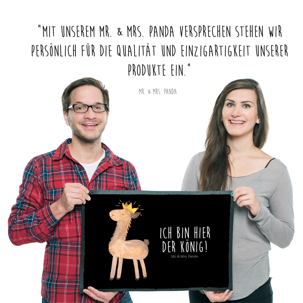 Fußmatte Lama König Lama, Lamas, König, Königin, Freundin, Mama, Papa, Büro Kollege, Kollegin, Chef, Vorgesetzter, Abi, Abitur Türvorleger, Schmutzmatte, Fußabtreter, Matte, Schmutzfänger, Fußabstreifer, Schmutzfangmatte, Türmatte, Motivfußmatte,  Haustürmatte, Vorleger  Lama, Alpaka