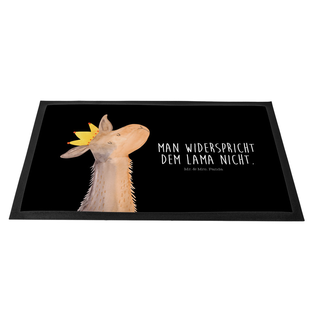 Fußmatte Lamakopf König Lama, Lamas, König, Königin, Freundin, Mama, Papa, Büro Kollege, Kollegin, Chef, Vorgesetzter, Abi, Abitur Türvorleger, Schmutzmatte, Fußabtreter, Matte, Schmutzfänger, Fußabstreifer, Schmutzfangmatte, Türmatte, Motivfußmatte,  Haustürmatte, Vorleger  Lama, Alpaka