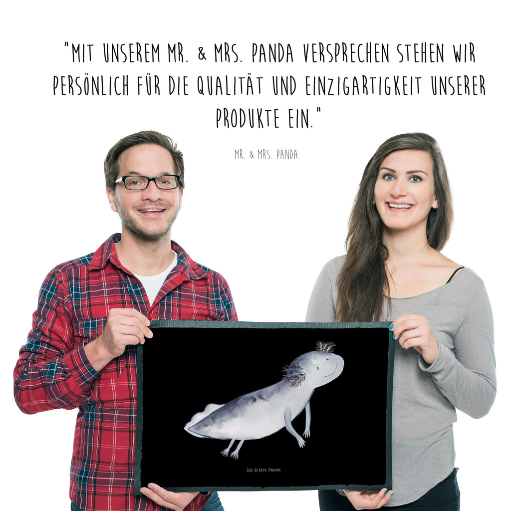 Fußmatte Axolotl schwimmt Axolotl, Axolot, Schwanzlurch, Lurch, Lurche, Problem, Probleme, Lösungen, Motivation,  Türvorleger, Schmutzmatte, Fußabtreter, Matte, Schmutzfänger, Fußabstreifer, Schmutzfangmatte, Türmatte, Motivfußmatte,  Haustürmatte, Vorleger  Axolotl, Molch