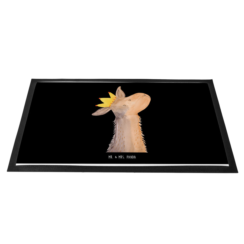 Fußmatte Lamakopf König Lama, Lamas, König, Königin, Freundin, Mama, Papa, Büro Kollege, Kollegin, Chef, Vorgesetzter, Abi, Abitur Türvorleger, Schmutzmatte, Fußabtreter, Matte, Schmutzfänger, Fußabstreifer, Schmutzfangmatte, Türmatte, Motivfußmatte,  Haustürmatte, Vorleger  Lama, Alpaka