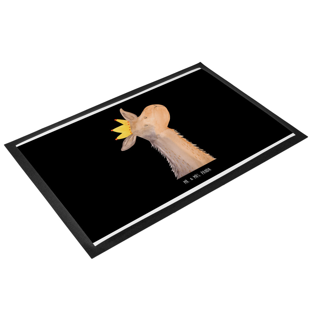 Fußmatte Lamakopf König Lama, Lamas, König, Königin, Freundin, Mama, Papa, Büro Kollege, Kollegin, Chef, Vorgesetzter, Abi, Abitur Türvorleger, Schmutzmatte, Fußabtreter, Matte, Schmutzfänger, Fußabstreifer, Schmutzfangmatte, Türmatte, Motivfußmatte,  Haustürmatte, Vorleger  Lama, Alpaka