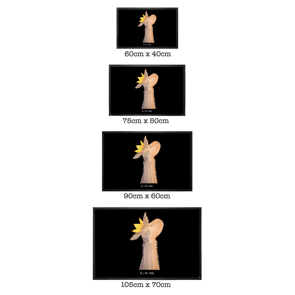 Fußmatte Lamakopf König Lama, Lamas, König, Königin, Freundin, Mama, Papa, Büro Kollege, Kollegin, Chef, Vorgesetzter, Abi, Abitur Türvorleger, Schmutzmatte, Fußabtreter, Matte, Schmutzfänger, Fußabstreifer, Schmutzfangmatte, Türmatte, Motivfußmatte,  Haustürmatte, Vorleger  Lama, Alpaka