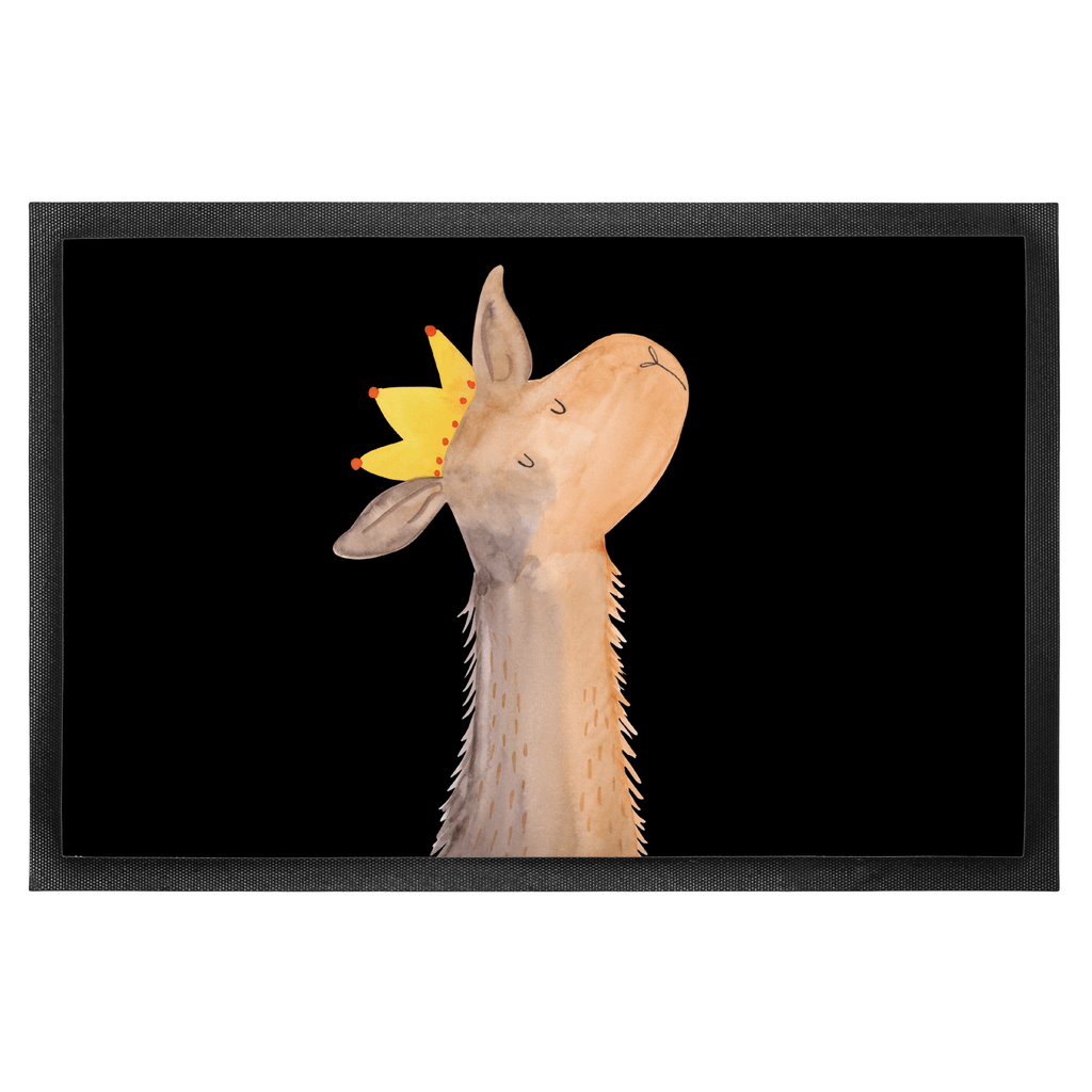 Fußmatte Lamakopf König Lama, Lamas, König, Königin, Freundin, Mama, Papa, Büro Kollege, Kollegin, Chef, Vorgesetzter, Abi, Abitur Türvorleger, Schmutzmatte, Fußabtreter, Matte, Schmutzfänger, Fußabstreifer, Schmutzfangmatte, Türmatte, Motivfußmatte,  Haustürmatte, Vorleger  Lama, Alpaka