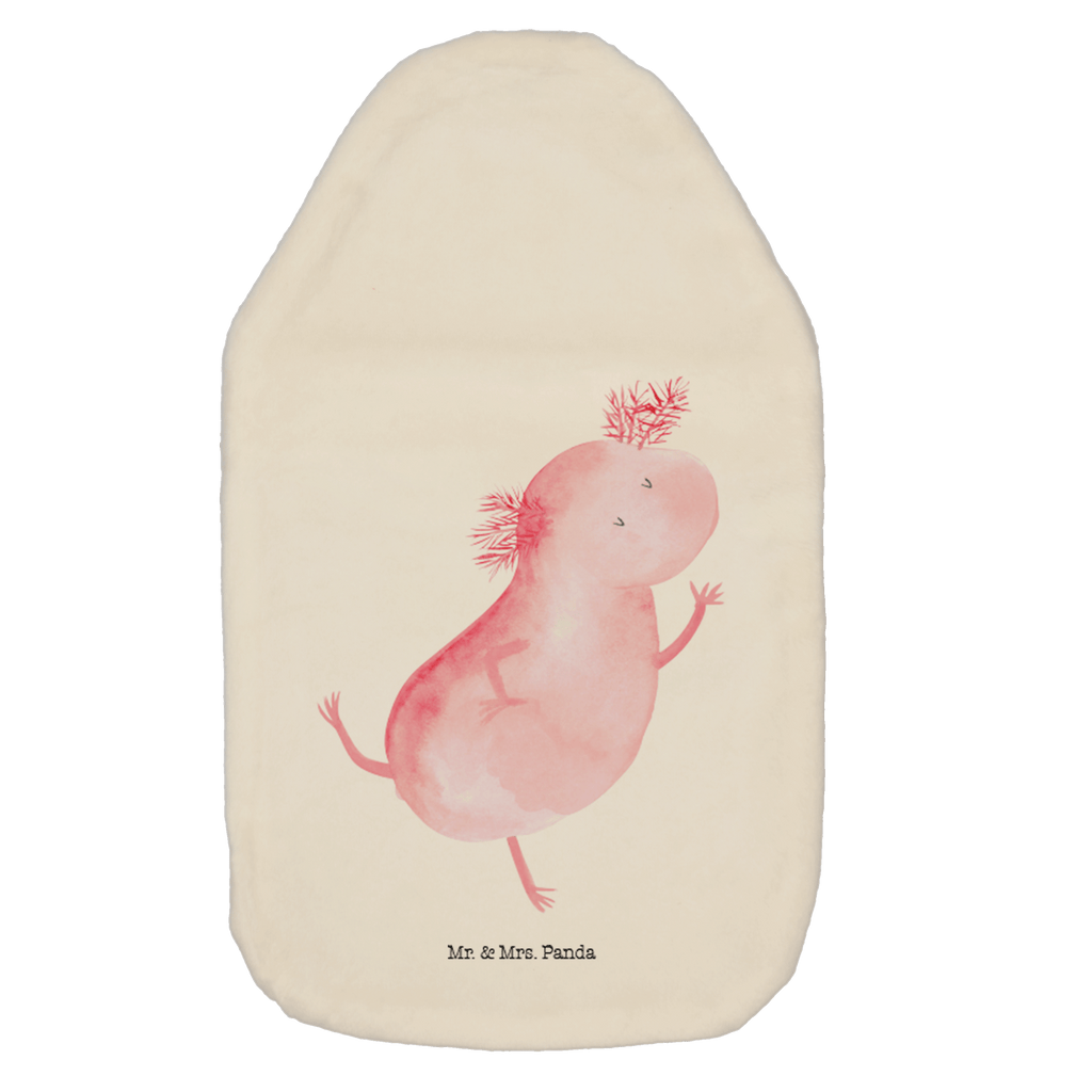 Wärmflasche Axolotl tanzt Wärmekissen, Kinderwärmflasche, Körnerkissen, Wärmflaschenbezug, Wärmflasche mit Bezug, Axolotl, Molch, Axolot, Schwanzlurch, Lurch, Lurche, Dachschaden, Sterne, verrückt, Freundin, beste Freundin