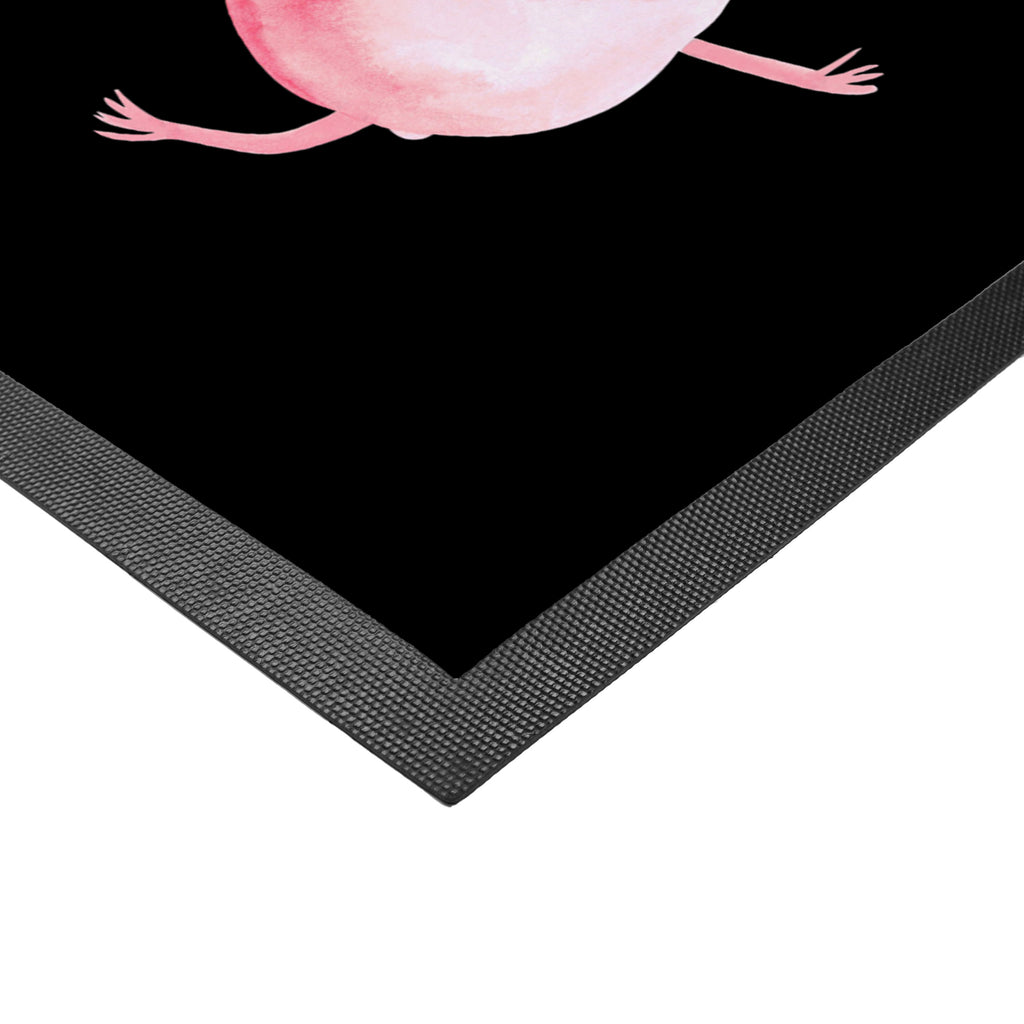 Fußmatte Axolotl tanzt Axolotl, Axolot, Schwanzlurch, Lurch, Lurche, Dachschaden, Sterne, verrückt, Freundin, beste Freundin Türvorleger, Schmutzmatte, Fußabtreter, Matte, Schmutzfänger, Fußabstreifer, Schmutzfangmatte, Türmatte, Motivfußmatte,  Haustürmatte, Vorleger  Axolotl, Molch