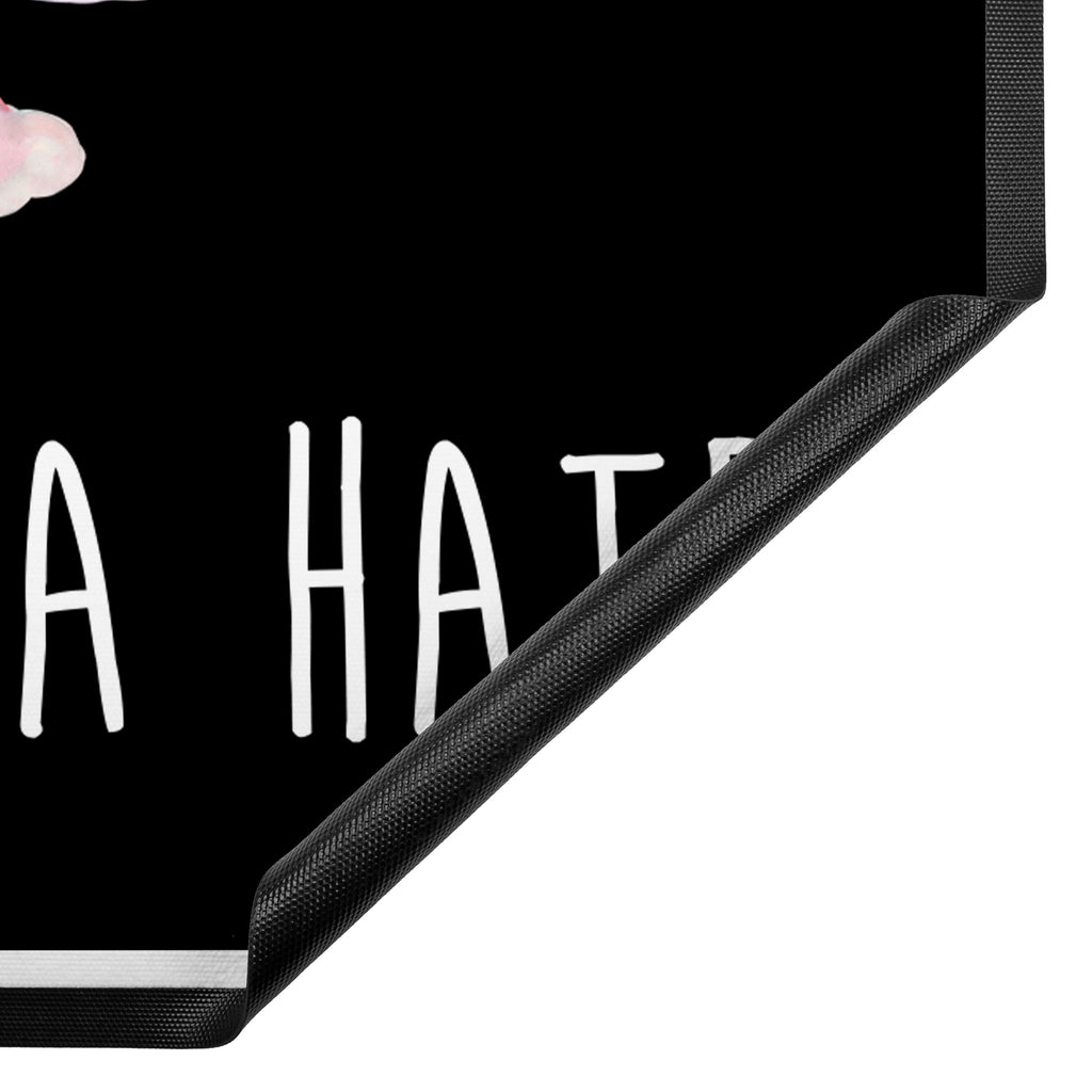 Fußmatte Lama Regenbogen Lama, Lamas, Regenbogen, Haters gonna hate, Haters, Selbstständig, Außenseiter, Schule, Abi, Hobby, Wolkenland, Freiheit	 Türvorleger, Schmutzmatte, Fußabtreter, Matte, Schmutzfänger, Fußabstreifer, Schmutzfangmatte, Türmatte, Motivfußmatte,  Haustürmatte, Vorleger  Lama, Alpaka