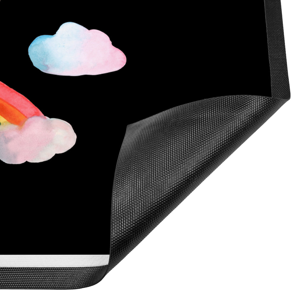 Fußmatte Lama Regenbogen Lama, Lamas, Regenbogen, Haters gonna hate, Haters, Selbstständig, Außenseiter, Schule, Abi, Hobby, Wolkenland, Freiheit	 Türvorleger, Schmutzmatte, Fußabtreter, Matte, Schmutzfänger, Fußabstreifer, Schmutzfangmatte, Türmatte, Motivfußmatte,  Haustürmatte, Vorleger  Lama, Alpaka