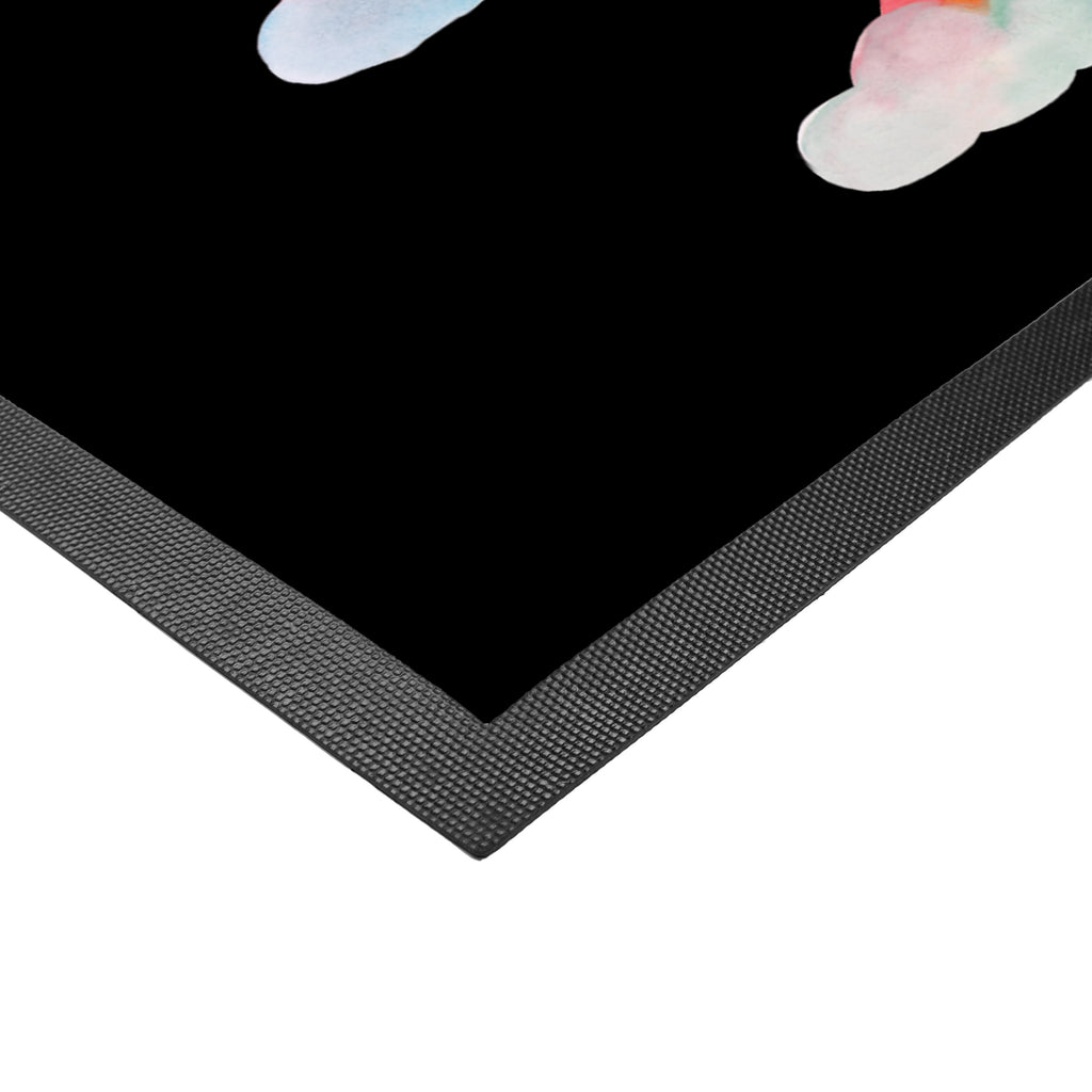 Fußmatte Lama Regenbogen Lama, Lamas, Regenbogen, Haters gonna hate, Haters, Selbstständig, Außenseiter, Schule, Abi, Hobby, Wolkenland, Freiheit	 Türvorleger, Schmutzmatte, Fußabtreter, Matte, Schmutzfänger, Fußabstreifer, Schmutzfangmatte, Türmatte, Motivfußmatte,  Haustürmatte, Vorleger  Lama, Alpaka