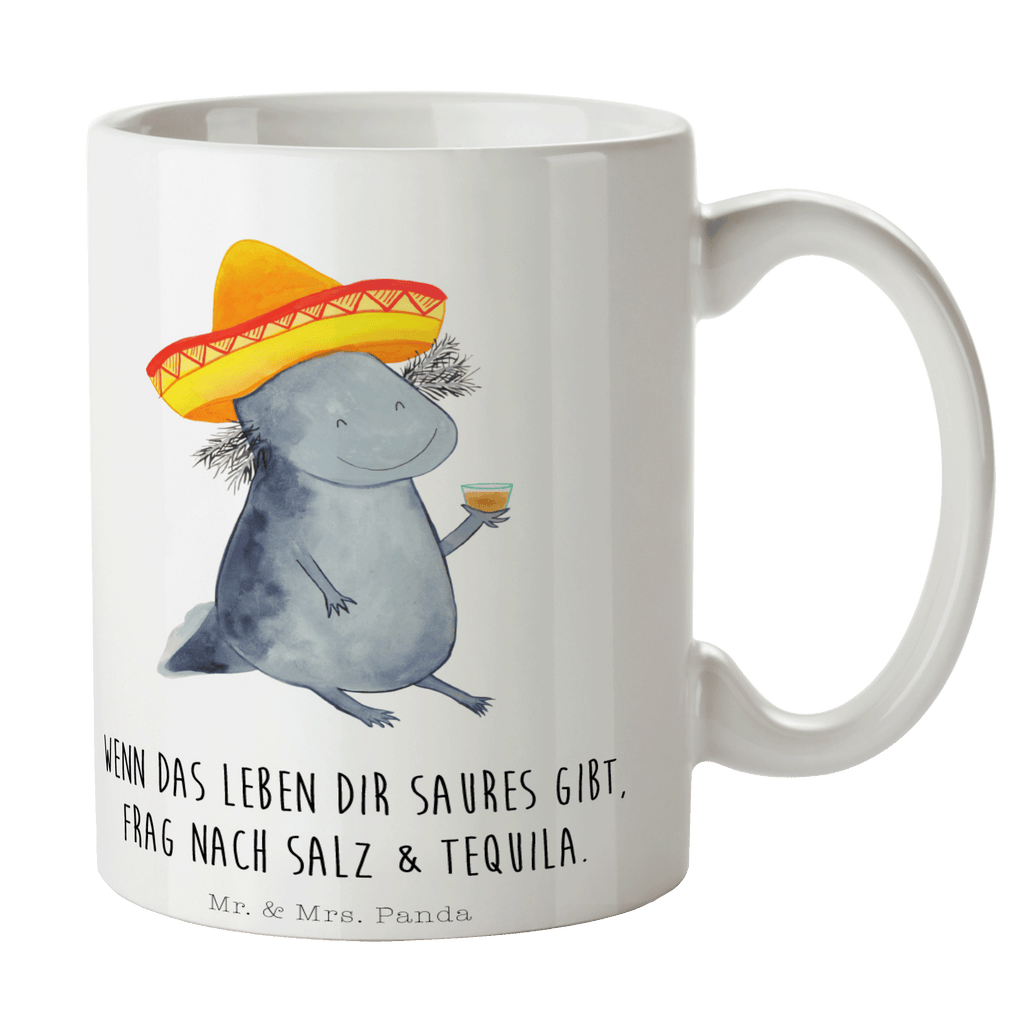Tasse Axolotl Tequila Axolotl, Mexico, Mexiko, Sombrero, Zitrone, Tequila, Motivation, Spruch, Schwanzlurch, Lurch, Lurche, Axolot, Feuerdrache, Feuersalamander Becher, Kaffeetasse, Kaffeebecher, Tee, Frühstück, Büro  Axolotl, Molch