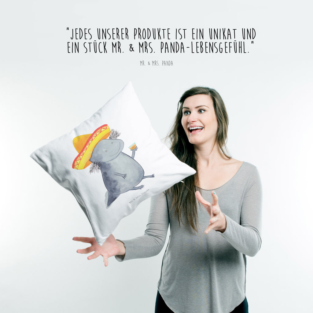 40x40 Kissen Axolotl Tequila Kissenhülle, Kopfkissen, Sofakissen, Dekokissen, Motivkissen, Axolotl, Molch, Mexico, Mexiko, Sombrero, Zitrone, Tequila, Motivation, Spruch, Schwanzlurch, Lurch, Lurche, Axolot, Feuerdrache, Feuersalamander