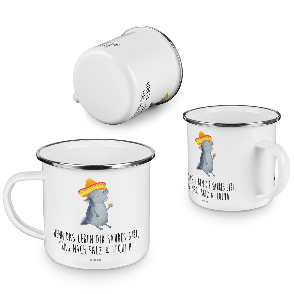Camping Emaille Tasse Axolotl Tequila Campingtasse, Trinkbecher, Metalltasse, Outdoor Tasse, Emaille Trinkbecher, Blechtasse Outdoor, Emaille Campingbecher, Edelstahl Trinkbecher, Metalltasse für Camping, Kaffee Blechtasse, Camping Tasse Metall, Axolotl, Molch, Mexico, Mexiko, Sombrero, Zitrone, Tequila, Motivation, Spruch, Schwanzlurch, Lurch, Lurche, Axolot, Feuerdrache, Feuersalamander