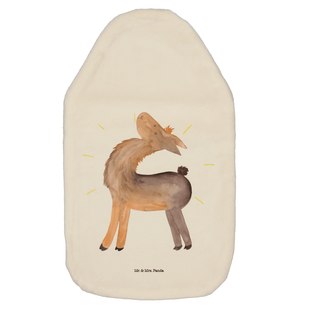 Wärmflasche Lama stolz Wärmekissen, Kinderwärmflasche, Körnerkissen, Wärmflaschenbezug, Wärmflasche mit Bezug, Lama, Alpaka, Lamas, Außenseiter, Anders, Neustart, stolz, Hippie, Freundin, Freundinnen, beste Freundin, Kumpel, Familie, Family