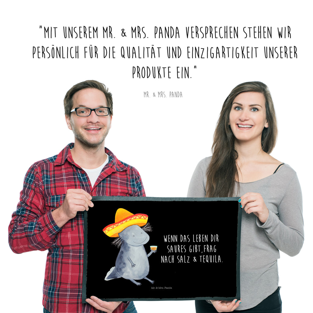 Fußmatte Axolotl Tequila Axolotl, Mexico, Mexiko, Sombrero, Zitrone, Tequila, Motivation, Spruch, Schwanzlurch, Lurch, Lurche, Axolot, Feuerdrache, Feuersalamander Türvorleger, Schmutzmatte, Fußabtreter, Matte, Schmutzfänger, Fußabstreifer, Schmutzfangmatte, Türmatte, Motivfußmatte,  Haustürmatte, Vorleger  Axolotl, Molch