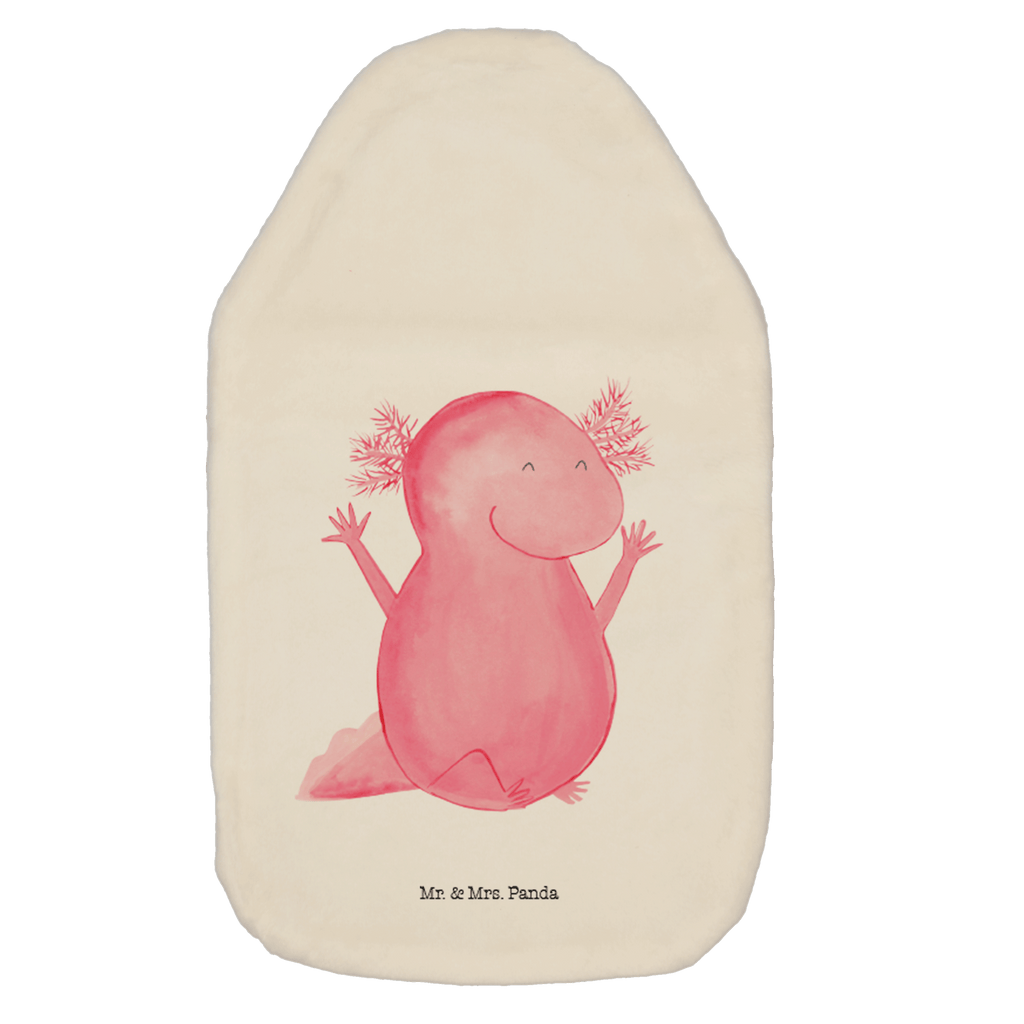 Wärmflasche Axolotl Hurra Wärmekissen, Kinderwärmflasche, Körnerkissen, Wärmflaschenbezug, Wärmflasche mit Bezug, Axolotl, Molch, Axolot, Schwanzlurch, Lurch, Lurche, fröhlich, Spaß, Freude, Motivation, Zufriedenheit
