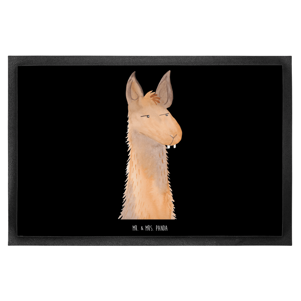 Fußmatte Lamakopf genervt Lama, Lamas, Recht haben, genervt sein, Freundin, beste Freundin, Partnerin, Büro, Büroalltag, Chef, Chefin, Azubi Türvorleger, Schmutzmatte, Fußabtreter, Matte, Schmutzfänger, Fußabstreifer, Schmutzfangmatte, Türmatte, Motivfußmatte,  Haustürmatte, Vorleger  Lama, Alpaka