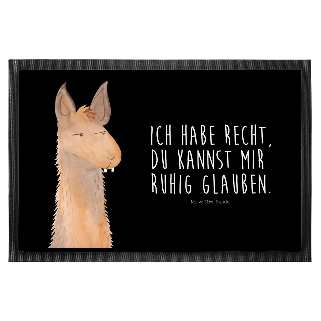 Fußmatte Lamakopf genervt Lama, Lamas, Recht haben, genervt sein, Freundin, beste Freundin, Partnerin, Büro, Büroalltag, Chef, Chefin, Azubi Türvorleger, Schmutzmatte, Fußabtreter, Matte, Schmutzfänger, Fußabstreifer, Schmutzfangmatte, Türmatte, Motivfußmatte,  Haustürmatte, Vorleger  Lama, Alpaka