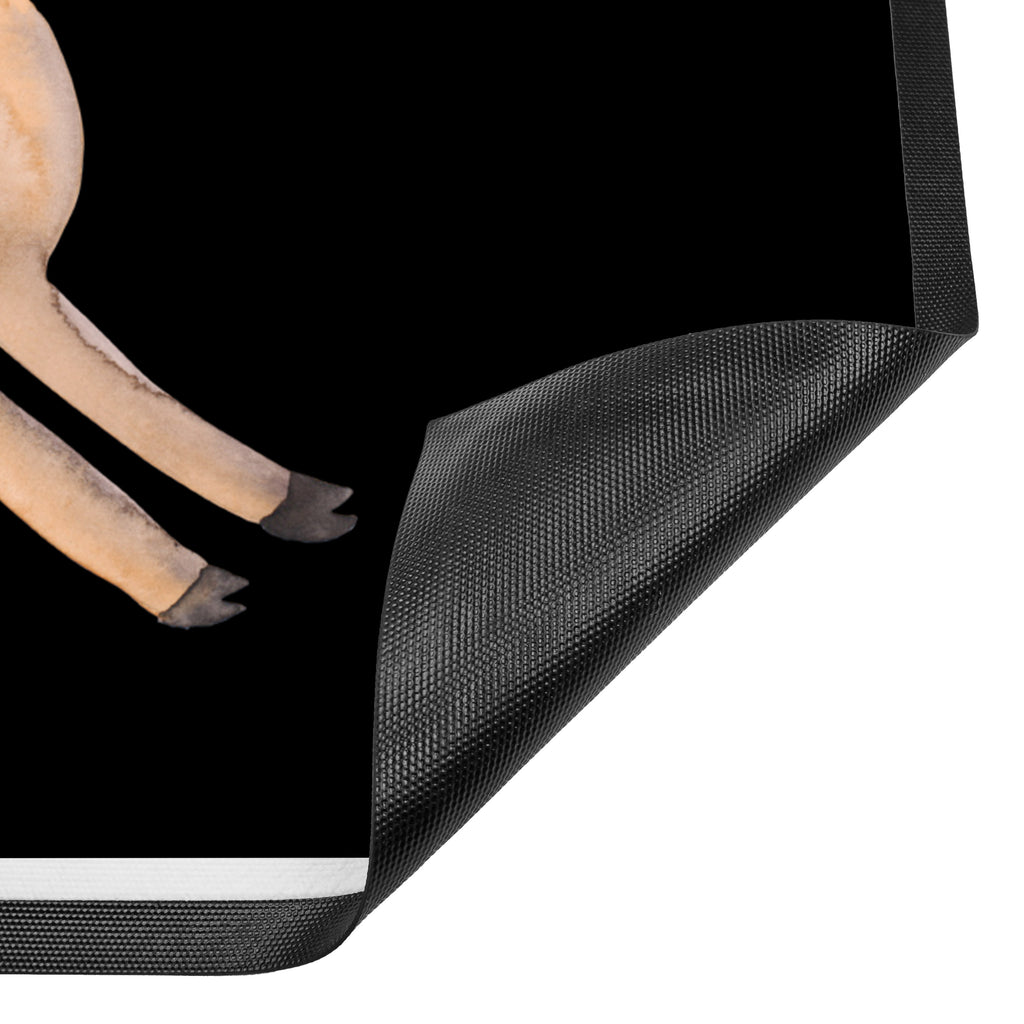 Fußmatte Lama springend Lama, Lamas, Lieblingstag, Happy day, fröhlich, Glück, Freundin, Liebeskummer, Neustart, guten Morgen, Start, Prüfung, Abitur, Türvorleger, Schmutzmatte, Fußabtreter, Matte, Schmutzfänger, Fußabstreifer, Schmutzfangmatte, Türmatte, Motivfußmatte,  Haustürmatte, Vorleger  Lama, Alpaka