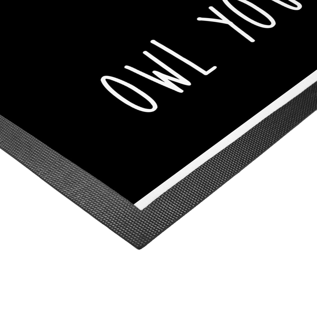 Fußmatte Eule Liebe Eule, Eule Deko, Liebe, Hochzeit Spruch, Owl, All you need is love, Liebe Spruch, Freundin Geschenk, Freund, Wortspiel lustig Türvorleger, Schmutzmatte, Fußabtreter, Matte, Schmutzfänger, Fußabstreifer, Schmutzfangmatte, Türmatte, Motivfußmatte,  Haustürmatte, Vorleger  Eule