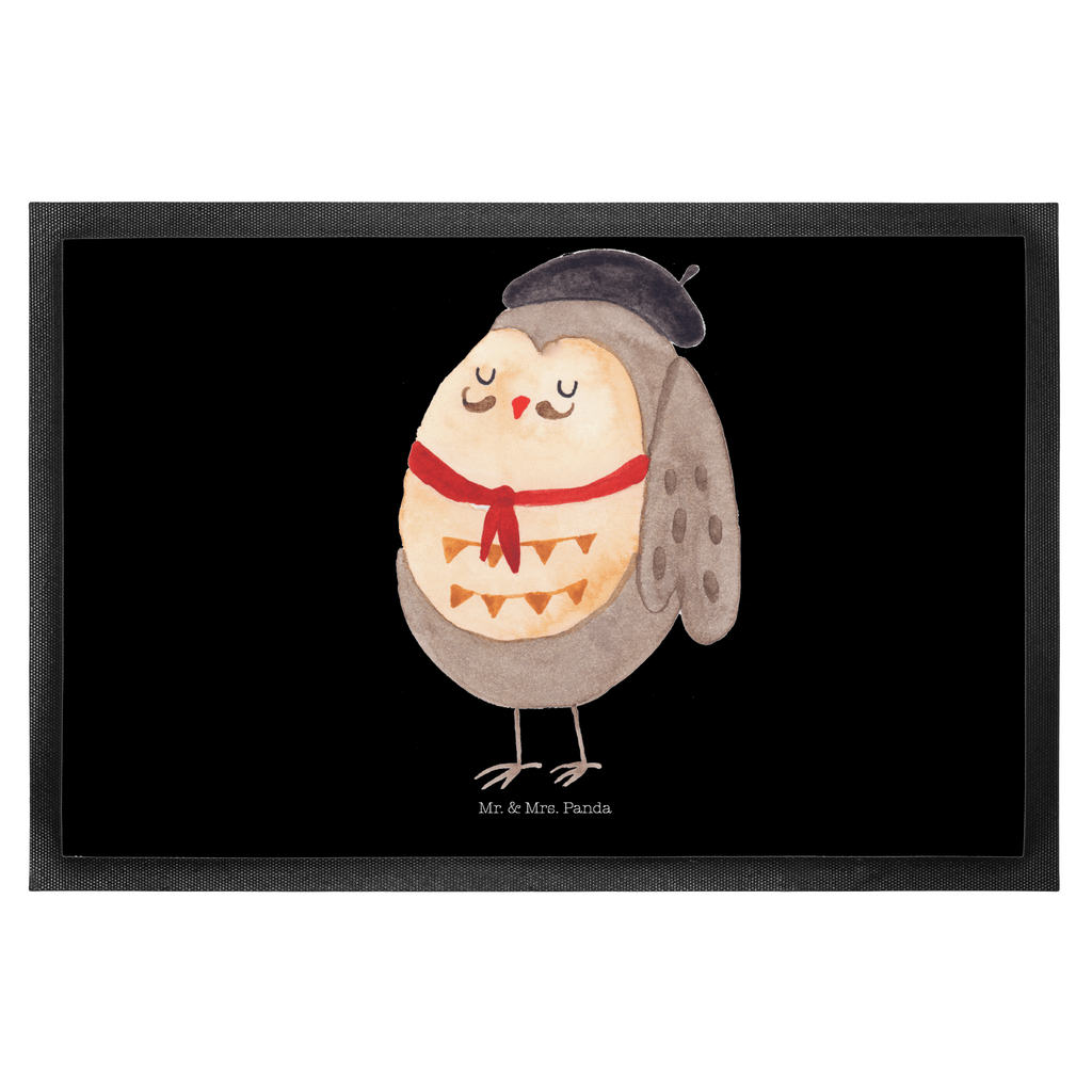 Fußmatte Eule Französisch Eule, Eulen, Eule Deko, Owl, hibou, La vie est belle, das Leben ist schön, Spruch schön, Spruch Französisch, Frankreich Türvorleger, Schmutzmatte, Fußabtreter, Matte, Schmutzfänger, Fußabstreifer, Schmutzfangmatte, Türmatte, Motivfußmatte,  Haustürmatte, Vorleger  Eule
