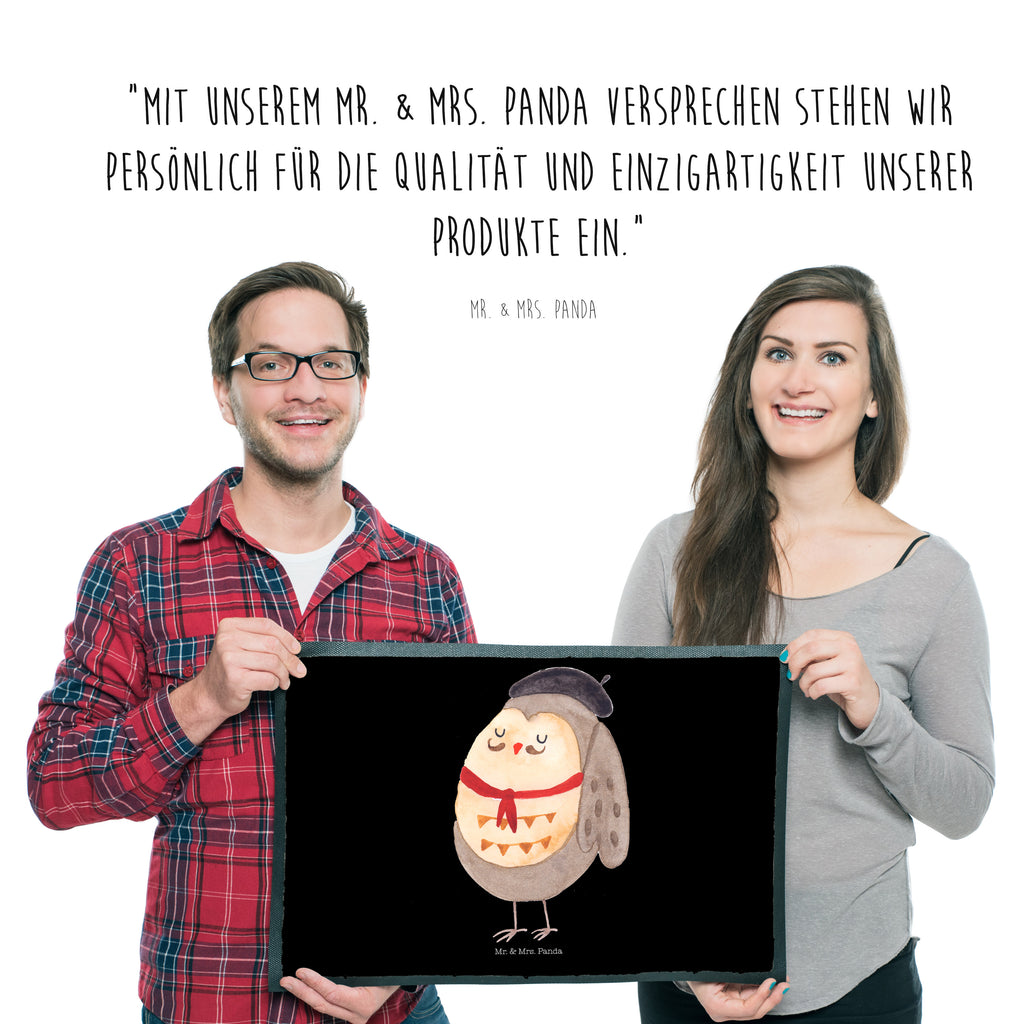 Fußmatte Eule Französisch Eule, Eulen, Eule Deko, Owl, hibou, La vie est belle, das Leben ist schön, Spruch schön, Spruch Französisch, Frankreich Türvorleger, Schmutzmatte, Fußabtreter, Matte, Schmutzfänger, Fußabstreifer, Schmutzfangmatte, Türmatte, Motivfußmatte,  Haustürmatte, Vorleger  Eule