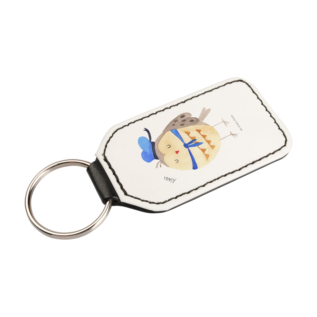 Rechteckig Schlüsselanhänger Eule Matrosen Schlüsselanhänger, Anhänger, Taschenanhänger, Glücksbringer, Schutzengel, Eule, Eule Spruch, Eule Deko, Owl, Wortspiel lustig, Matrose, Freundin, Ehe, Seefahrer, Heimathafen, Hochzeitstag Geschenk