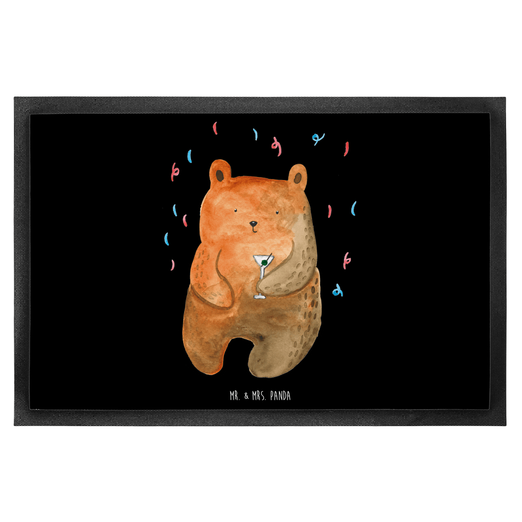 Fußmatte Bär Party Geburtstag, Geburtstagsgeschenk, Geschenk, Party, Feiern, Abfeiern, Mitbringsel, Gute Laune, Lustig Türvorleger, Schmutzmatte, Fußabtreter, Matte, Schmutzfänger, Fußabstreifer, Schmutzfangmatte, Türmatte, Motivfußmatte,  Haustürmatte, Vorleger  Bär, Teddy, Teddybär