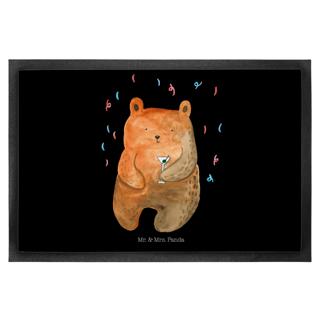 Fußmatte Bär Party Geburtstag, Geburtstagsgeschenk, Geschenk, Party, Feiern, Abfeiern, Mitbringsel, Gute Laune, Lustig Türvorleger, Schmutzmatte, Fußabtreter, Matte, Schmutzfänger, Fußabstreifer, Schmutzfangmatte, Türmatte, Motivfußmatte,  Haustürmatte, Vorleger  Bär, Teddy, Teddybär