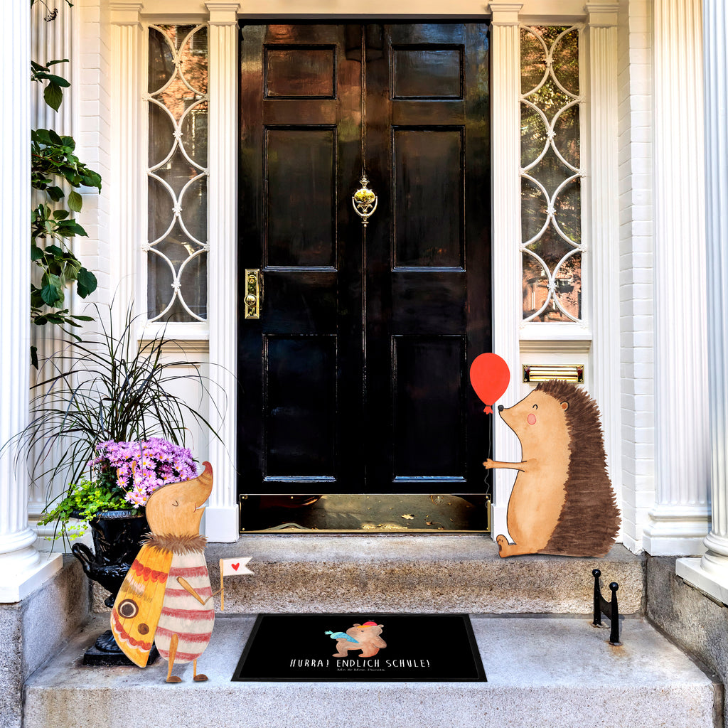 Fußmatte Bär mit Schultüte Bär Motiv, Schultüte, Erster Schultag Geschenk, Einschulung Geschenk, Schule Geschenk, Grundschule, Schulanfang, Schulbeginn,  Türvorleger, Schmutzmatte, Fußabtreter, Matte, Schmutzfänger, Fußabstreifer, Schmutzfangmatte, Türmatte, Motivfußmatte,  Haustürmatte, Vorleger  Bär, Teddy, Teddybär