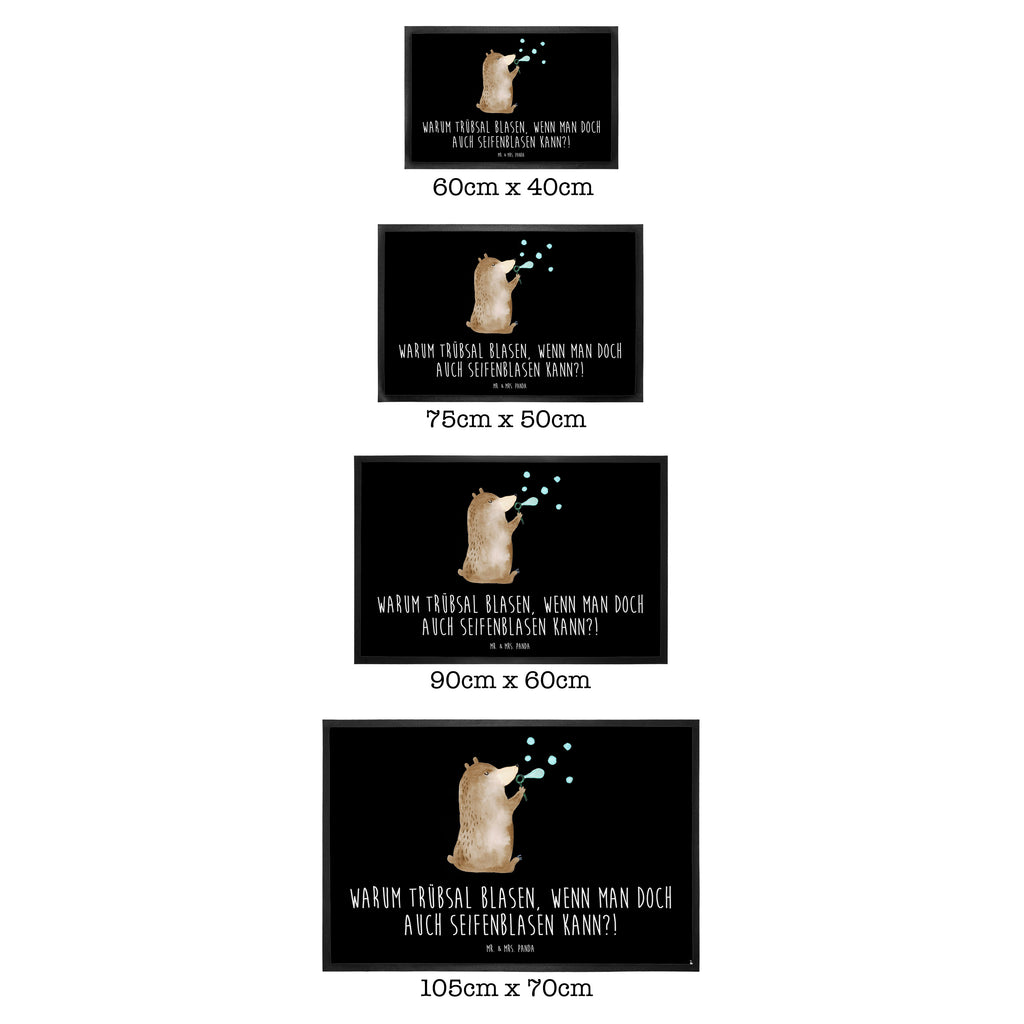 Fußmatte Bär Seifenblasen Seifenblasen Bär Lustig Sein Glücklich Traurig Happy Türvorleger, Schmutzmatte, Fußabtreter, Matte, Schmutzfänger, Fußabstreifer, Schmutzfangmatte, Türmatte, Motivfußmatte,  Haustürmatte, Vorleger  Bär, Teddy, Teddybär