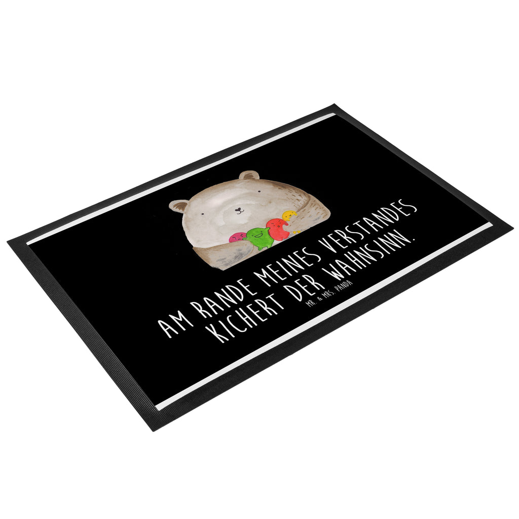 Fußmatte Bär Gefühl Bär, Wahnsinn, Verrückt, Durchgedreht Türvorleger, Schmutzmatte, Fußabtreter, Matte, Schmutzfänger, Fußabstreifer, Schmutzfangmatte, Türmatte, Motivfußmatte,  Haustürmatte, Vorleger  Bär, Teddy, Teddybär