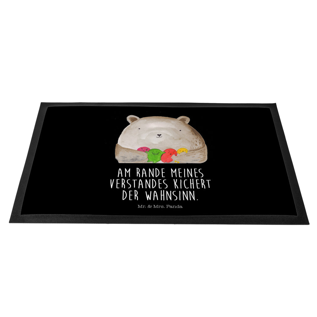 Fußmatte Bär Gefühl Bär, Wahnsinn, Verrückt, Durchgedreht Türvorleger, Schmutzmatte, Fußabtreter, Matte, Schmutzfänger, Fußabstreifer, Schmutzfangmatte, Türmatte, Motivfußmatte,  Haustürmatte, Vorleger  Bär, Teddy, Teddybär
