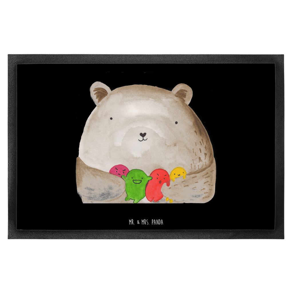 Fußmatte Bär Gefühl Bär, Wahnsinn, Verrückt, Durchgedreht Türvorleger, Schmutzmatte, Fußabtreter, Matte, Schmutzfänger, Fußabstreifer, Schmutzfangmatte, Türmatte, Motivfußmatte,  Haustürmatte, Vorleger  Bär, Teddy, Teddybär