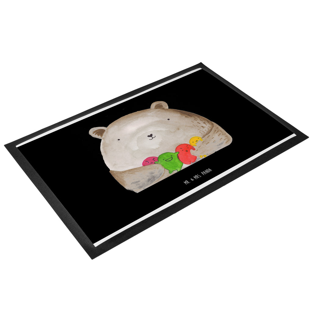 Fußmatte Bär Gefühl Bär, Wahnsinn, Verrückt, Durchgedreht Türvorleger, Schmutzmatte, Fußabtreter, Matte, Schmutzfänger, Fußabstreifer, Schmutzfangmatte, Türmatte, Motivfußmatte,  Haustürmatte, Vorleger  Bär, Teddy, Teddybär