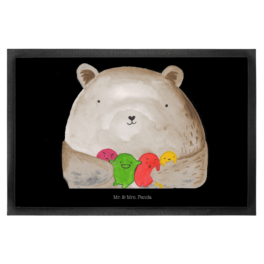 Fußmatte Bär Gefühl Bär, Wahnsinn, Verrückt, Durchgedreht Türvorleger, Schmutzmatte, Fußabtreter, Matte, Schmutzfänger, Fußabstreifer, Schmutzfangmatte, Türmatte, Motivfußmatte,  Haustürmatte, Vorleger  Bär, Teddy, Teddybär