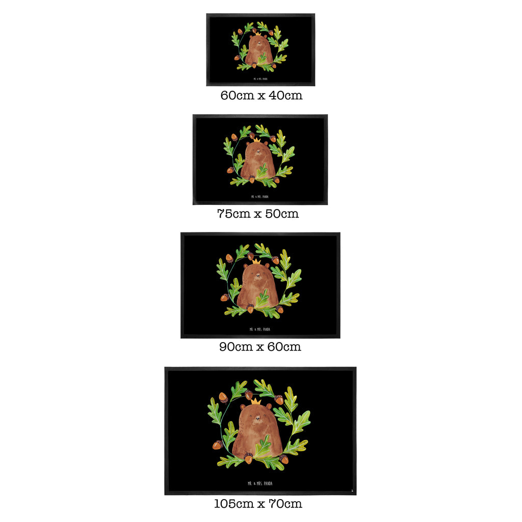 Fußmatte Bär König Papa, Bär, Papa Bär, bester Vater, bester Papa, weltbester Papa, Vatertag, Vater, Dad, Daddy, Papi, Türvorleger, Schmutzmatte, Fußabtreter, Matte, Schmutzfänger, Fußabstreifer, Schmutzfangmatte, Türmatte, Motivfußmatte,  Haustürmatte, Vorleger  Bär, Teddy, Teddybär