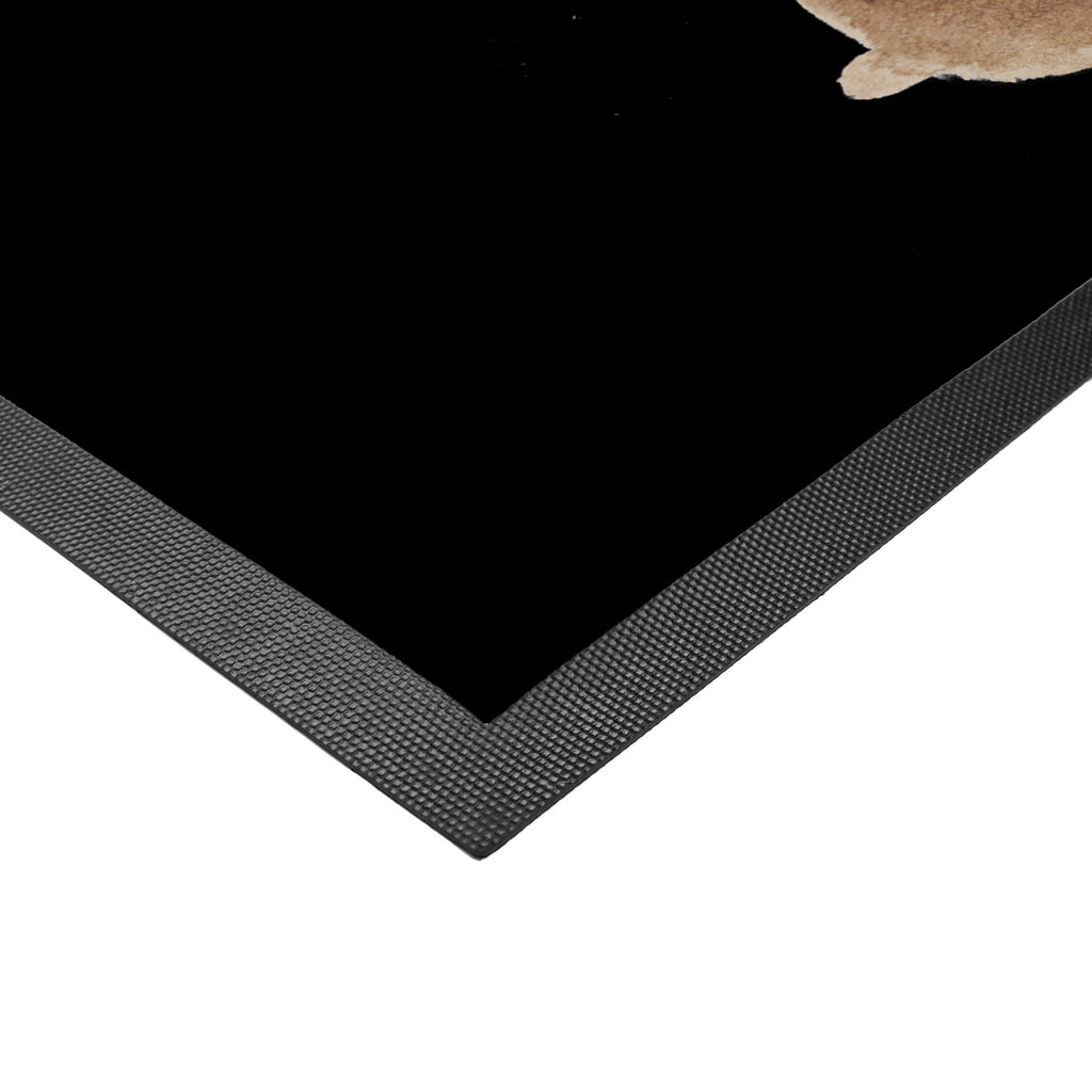 Fußmatte Bär Gitarre  Türvorleger, Schmutzmatte, Fußabtreter, Matte, Schmutzfänger, Fußabstreifer, Schmutzfangmatte, Türmatte, Motivfußmatte,  Haustürmatte, Vorleger  Bär, Teddy, Teddybär