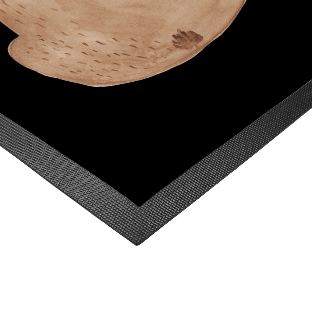 Fußmatte Bär Schulterblick Bär, Selbstachtung, Weltansicht, Motivation, Bären, Bärenliebe, Weisheit  Türvorleger, Schmutzmatte, Fußabtreter, Matte, Schmutzfänger, Fußabstreifer, Schmutzfangmatte, Türmatte, Motivfußmatte,  Haustürmatte, Vorleger  Bär, Teddy, Teddybär